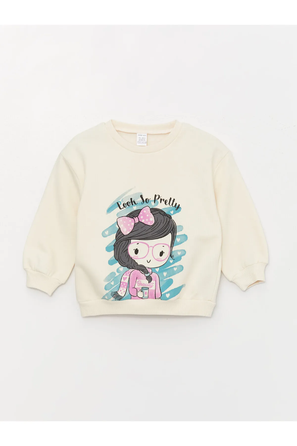 LC Waikiki  Sweatshirt - Beige - Regular Fit