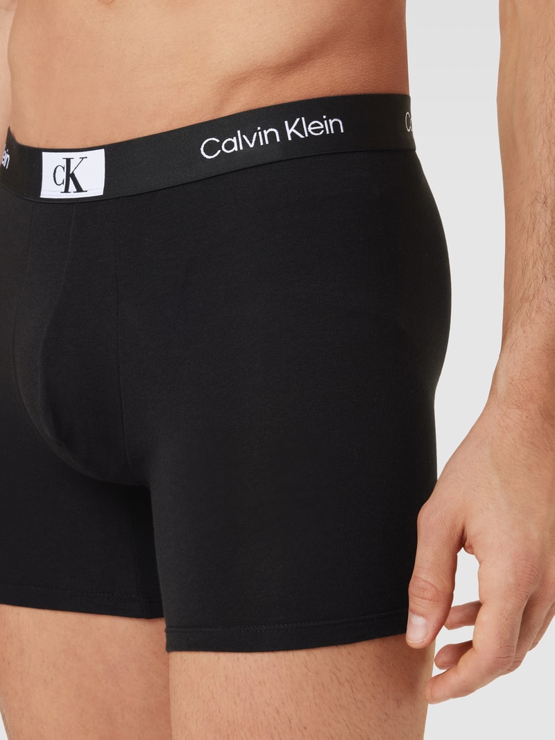 Trunks mit Label-Detail in schwarz