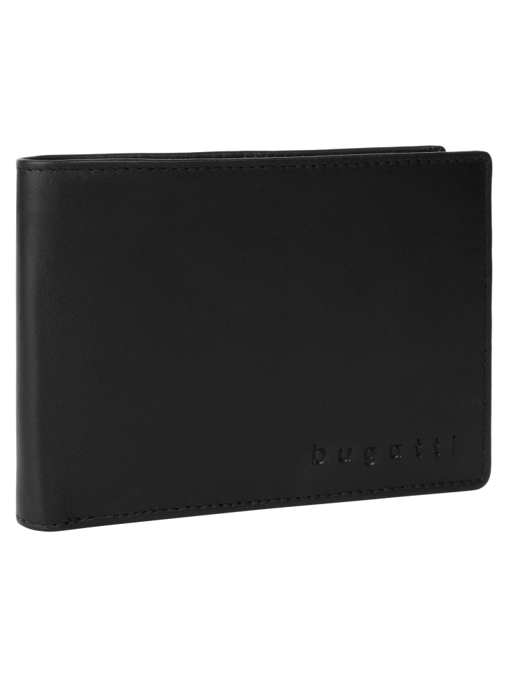 Bugatti Geldbörse SUPER SLIM RFID in schwarz günstig kaufen onesize