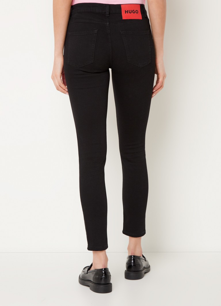 Blugi HUGO BOSS 932 cu talie medie, croială slim, de culoare spălată