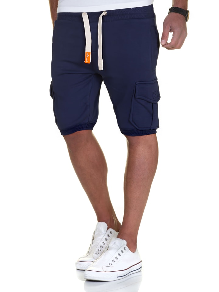 Amaci&Sons Sweathose ECORSE in Navyblau günstig kaufen