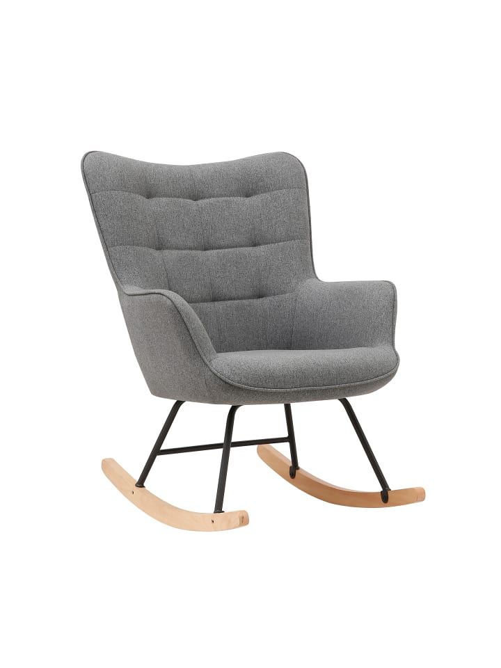 byLiving Schaukelstuhl RICHIE in Grau günstig kaufen onesize