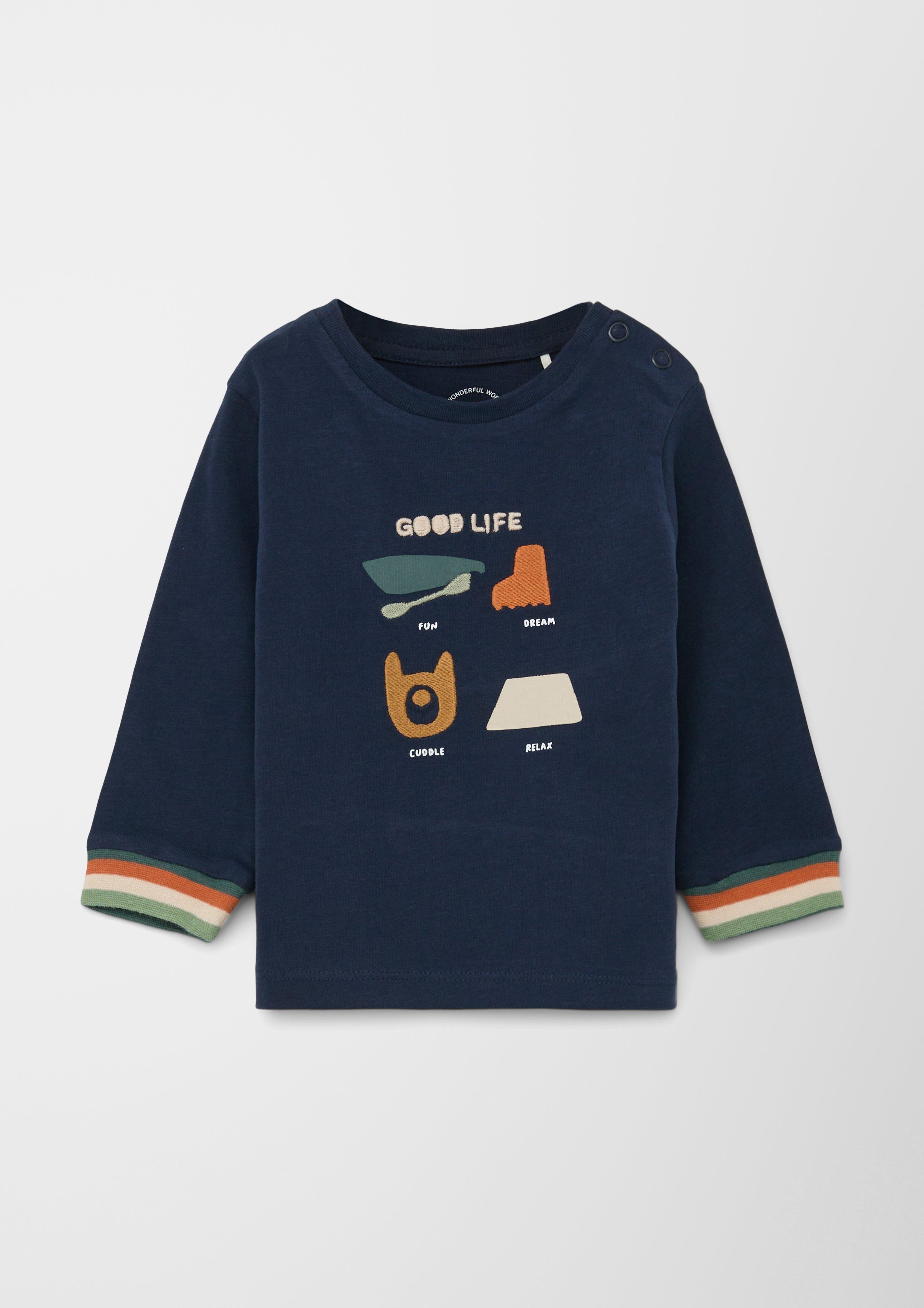 Langarmshirt mit süßer Artwork  2118423-5952