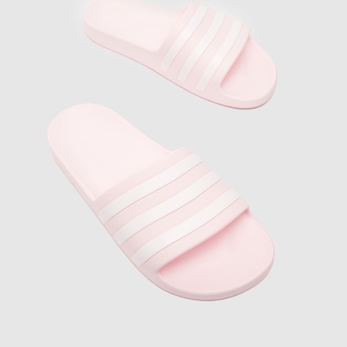 adidas adilette aqua szandál fehér és rózsaszín színben