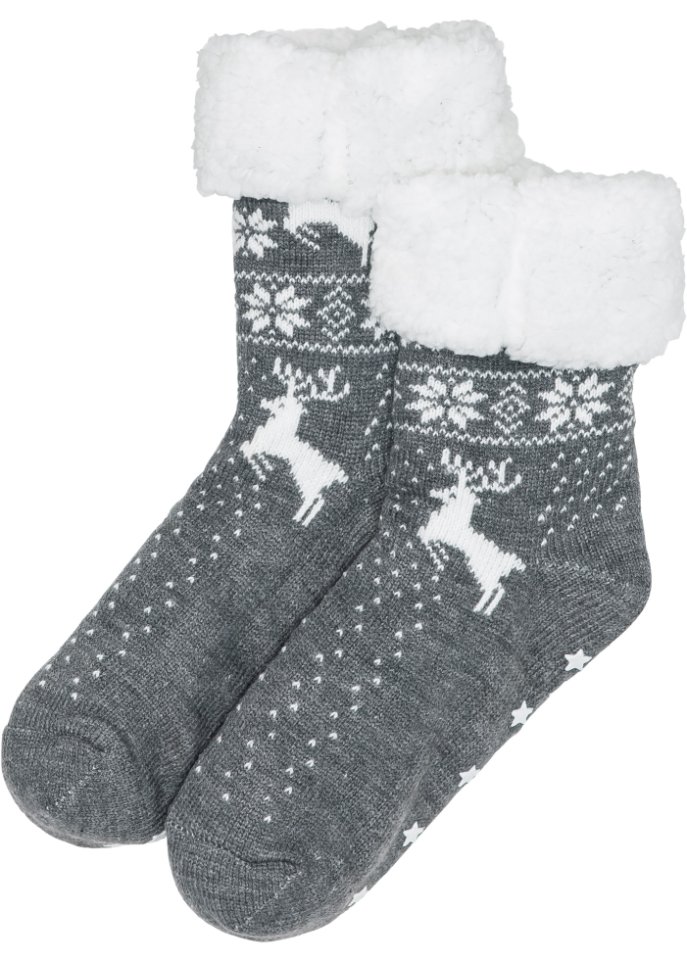 Kuschelsocken mit Teddyfutter