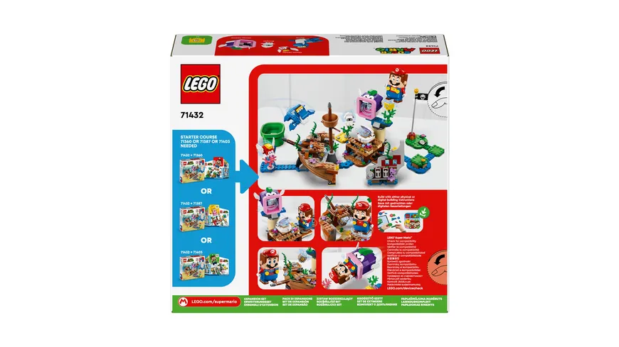 LEGO Super Mario 71432 Dorrie und das versunkene Schiff – Erweiterungsset