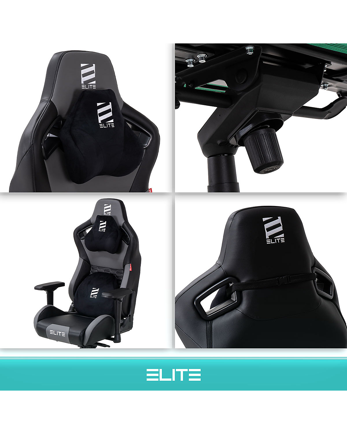 Gaming Stuhl MERCENARY - Ergonomischer Luxus Gaming Stuhl - 4D Armlehnen