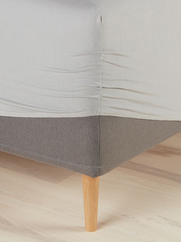 HELLE gold Jersey sheet HELLE 90x200x30cm szary