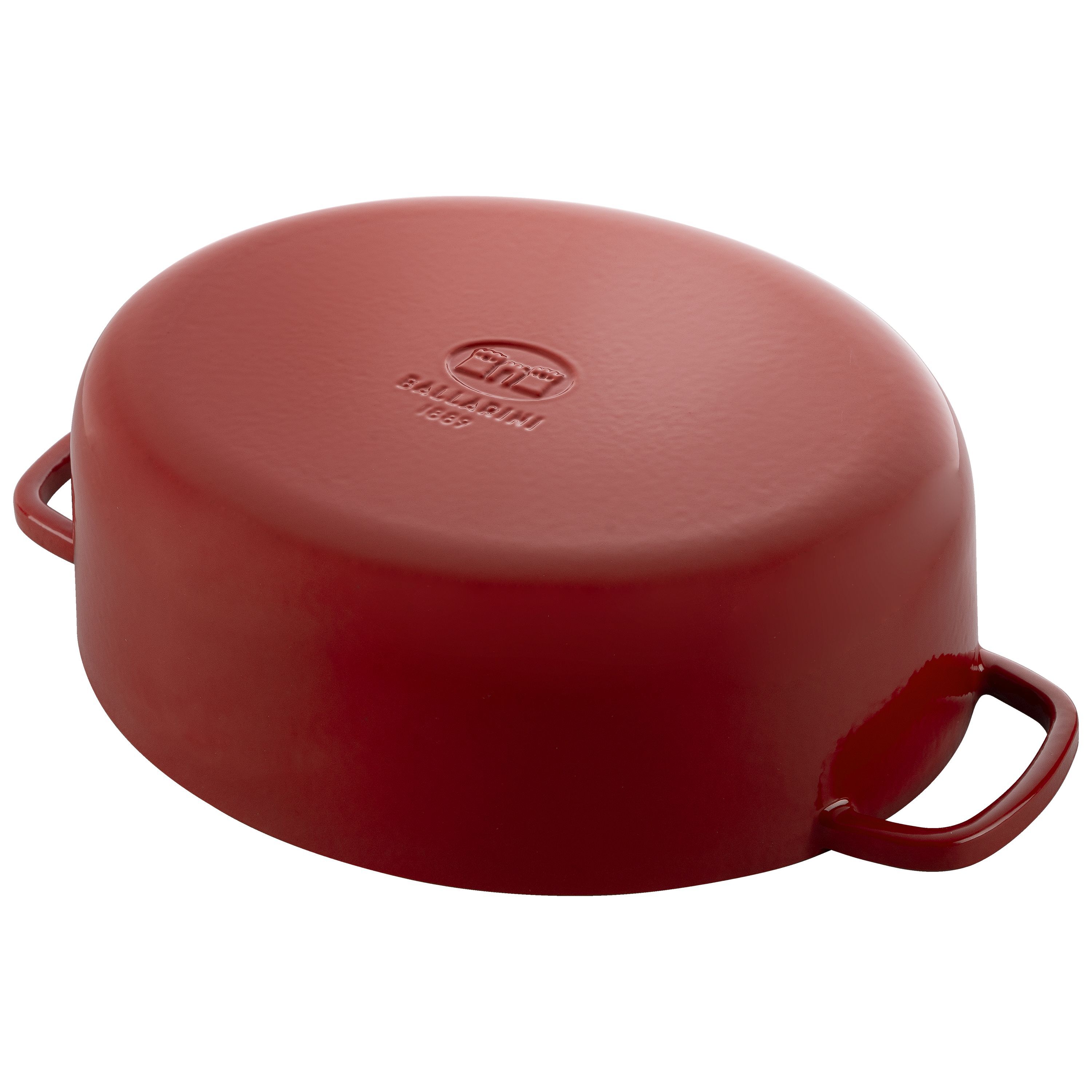 Cocotte 33 cm, oval, Rot, Gusseisen