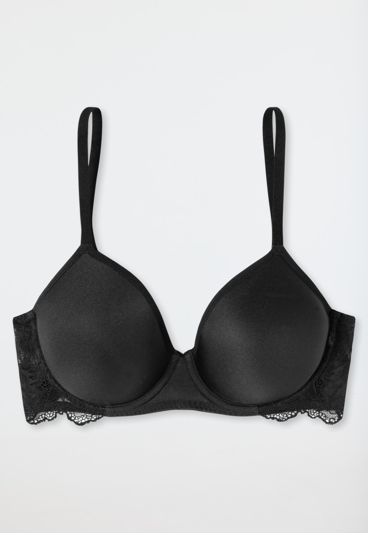 Bügel-BH Spacer-Cup schwarz - Modal & Lace