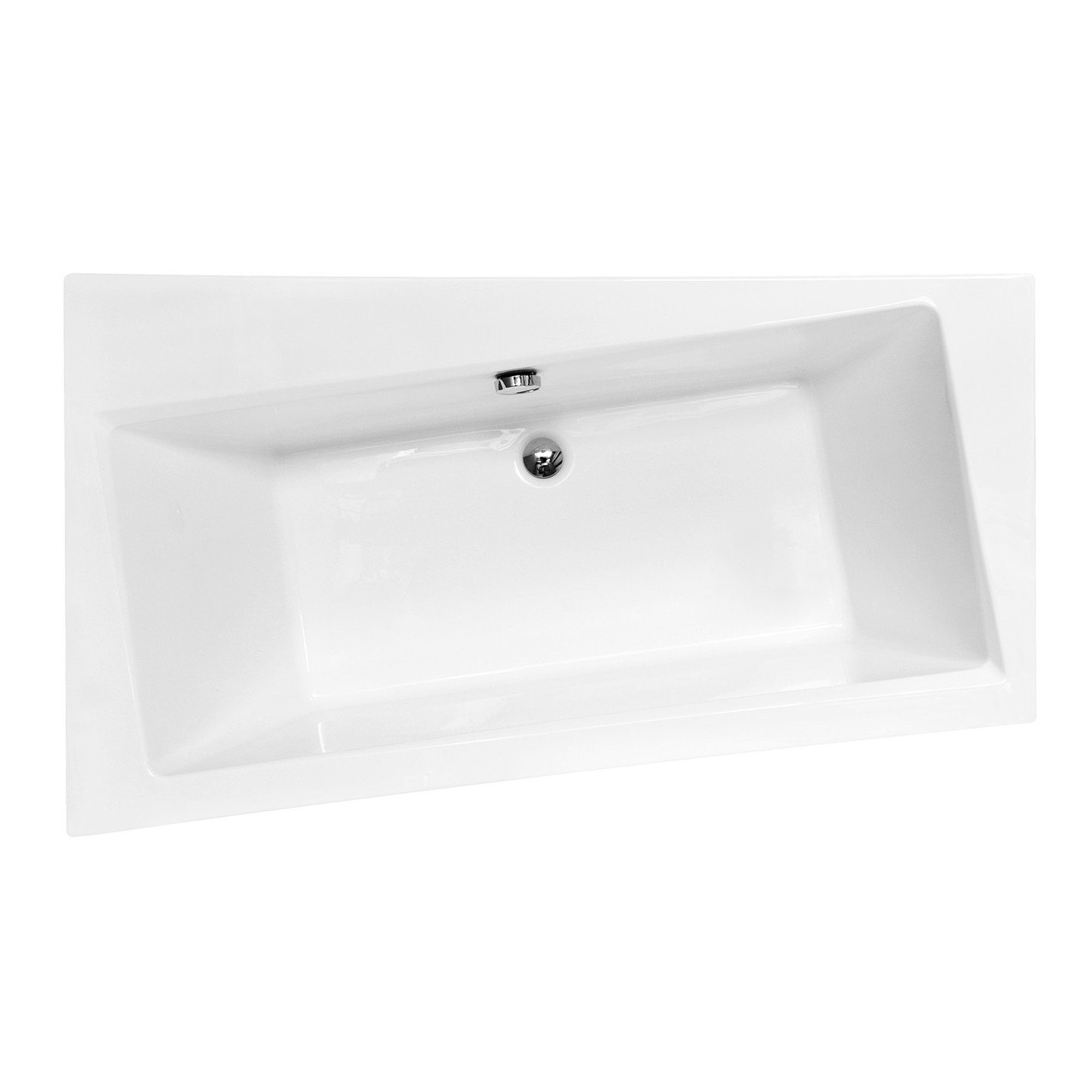 KOLMAN Badewanne Eckbadewanne Infinity 150x90, (Links/Rechts), Acrylschürze Styroporverkleidung, Ablauf VIEGA & Füße GRATIS