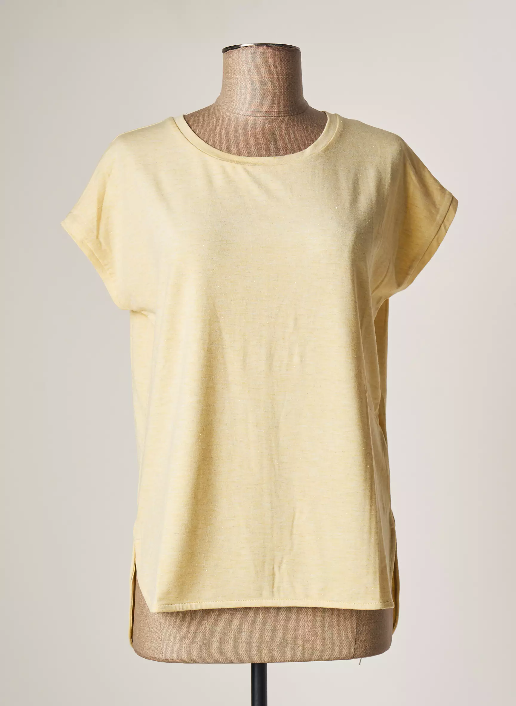 Ichi Tshirts Femme couleur jaune
