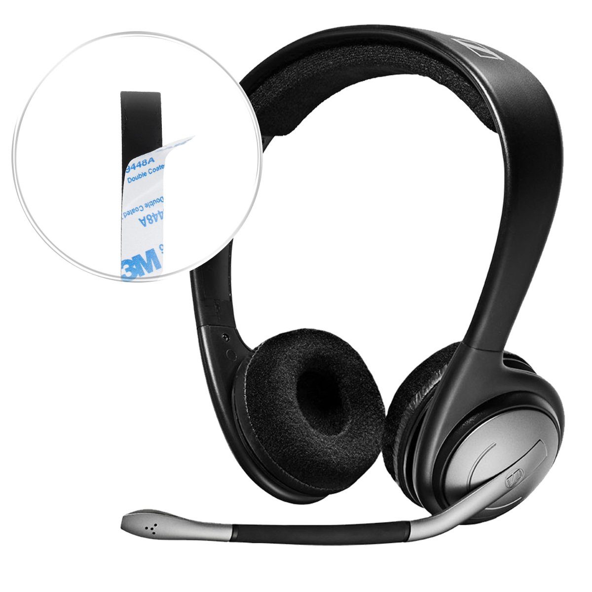 kwmobile Bügelpolster 2x Bügelpolster für Sennheiser HD25 / HD25-1 II / HD250BT, Kunstleder Kopfbügel Polster für Overear Headphones