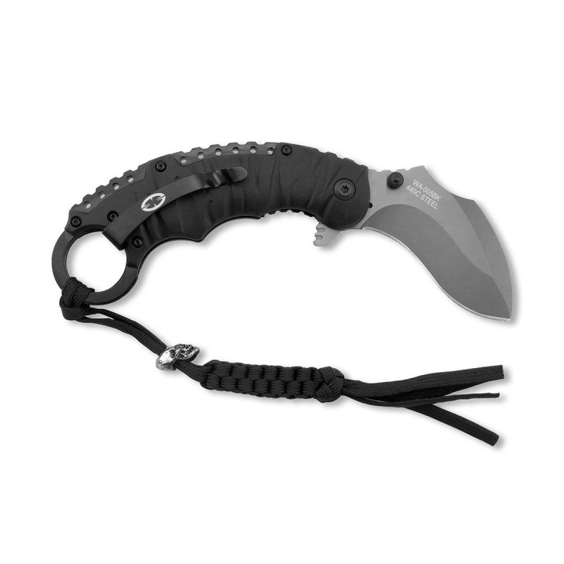 Witharmour Eagle Claw K Schwarzes Messer, Militärmesser (taktische Messer)