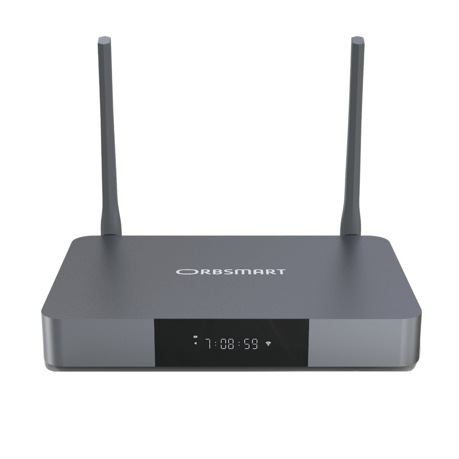 Orbsmart R81 Mini-PC (lüfterlos, 4K Media Player, Dolby Vision, HDR10+, UHD, HD-Audio, Android TV Box)