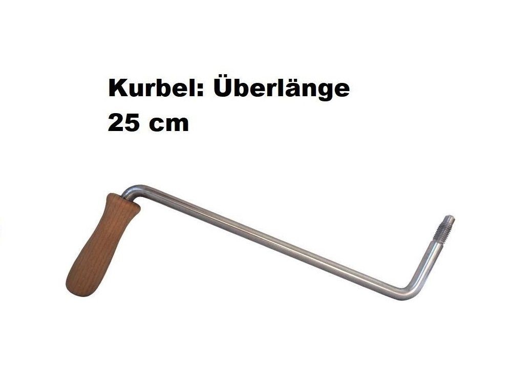 Eschenfelder Getreidemühle Kornquetsche Flockenquetsche Tischmodell Holztrichter abnehmbar Manuell, (3 Stück), Kurbel 25cm mit Tisch-Schraubzwinge und Reinigungsbürste gratis dazu
