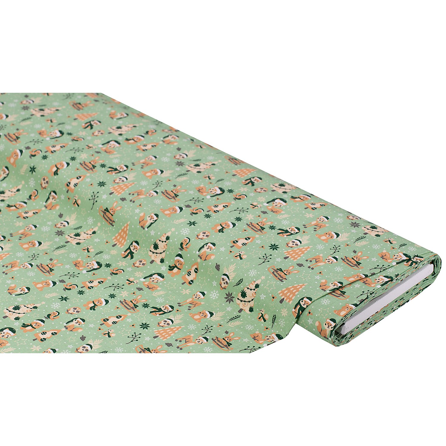 Baumwollstoff Tiere des Waldes 