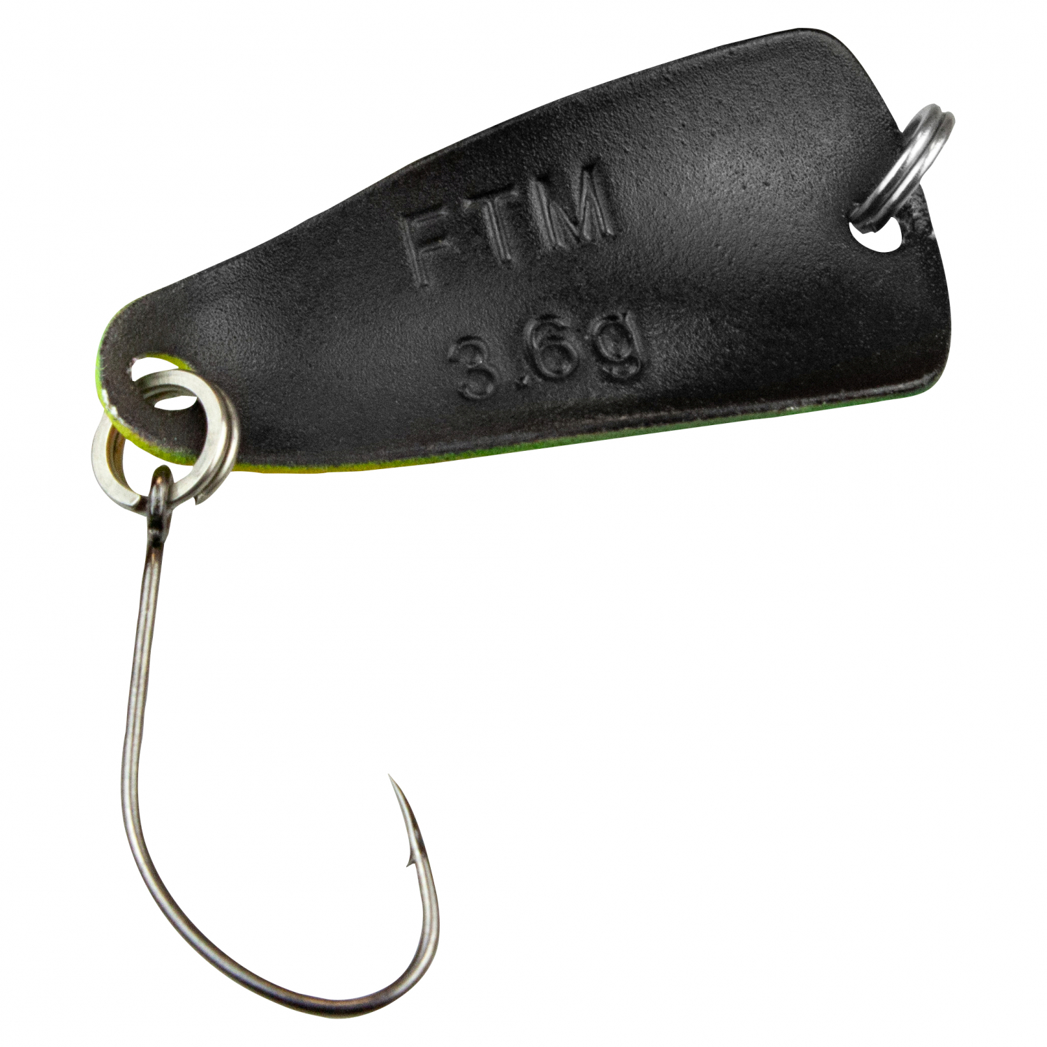 FTM Trout Spoon Rumba (Yellow/Green, Black UV)