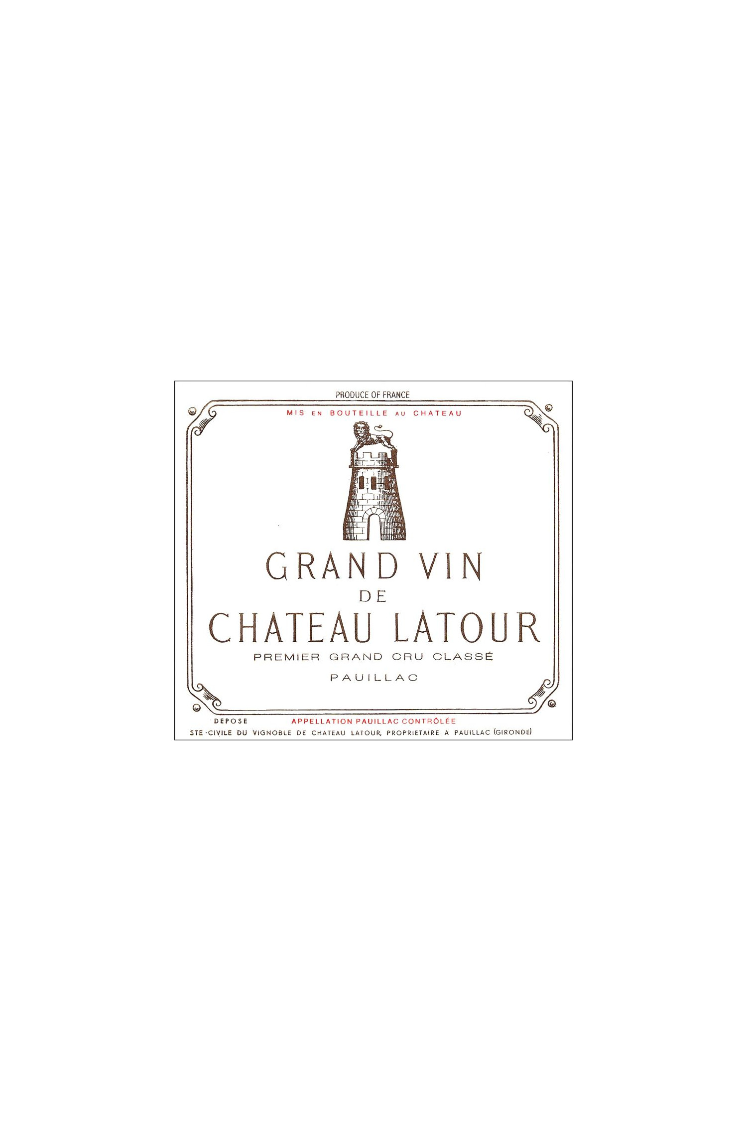 Château Latour 1995, Pauillac