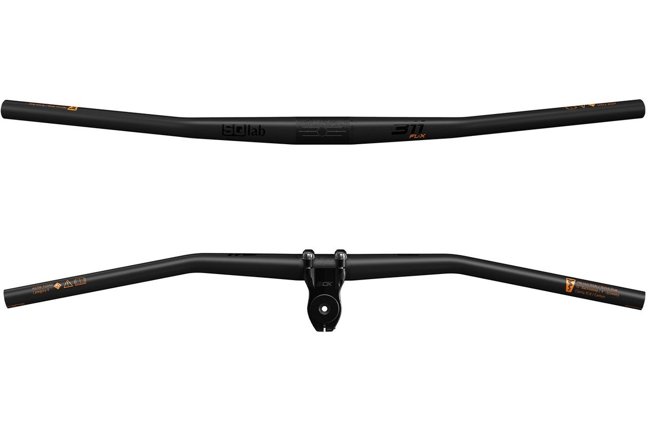 SQlab Lenker 311 FL-X Carbon, 780 mm/12u00b0/31,8 mm