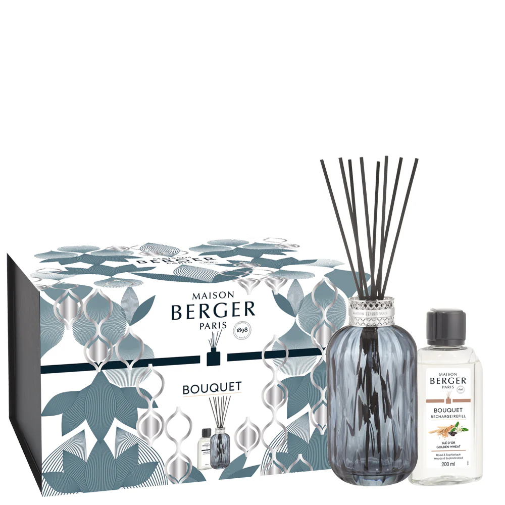 Bouquet Parfumé Coffret Quintessence Bleue - Blé D'Or - Parfümdiffusor
