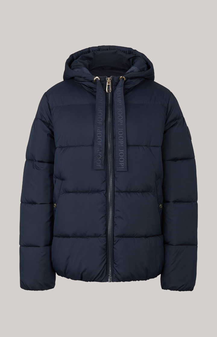 Oversized-Steppjacke in Navy