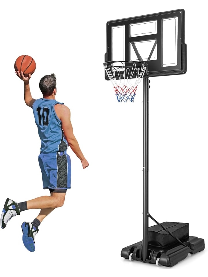 COSTWAY Basketballständer 143-305 cm in Schwarz günstig kaufen onesize