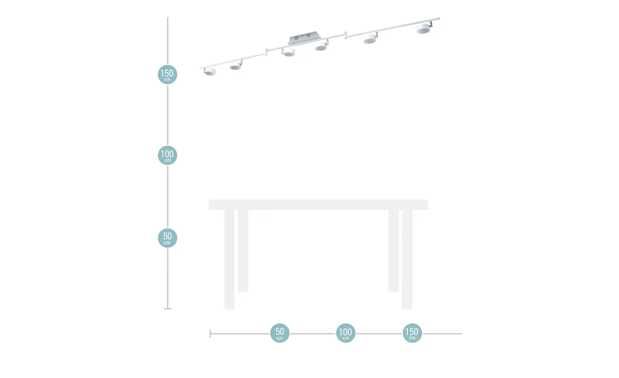 KHG LED Spot 6-flammig
