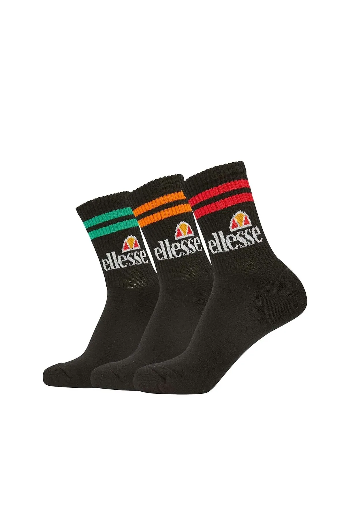 Ellesse  Unisex Sportsocken PULLO, 6 Paar - Tennissocken, Crew Socken, Logo