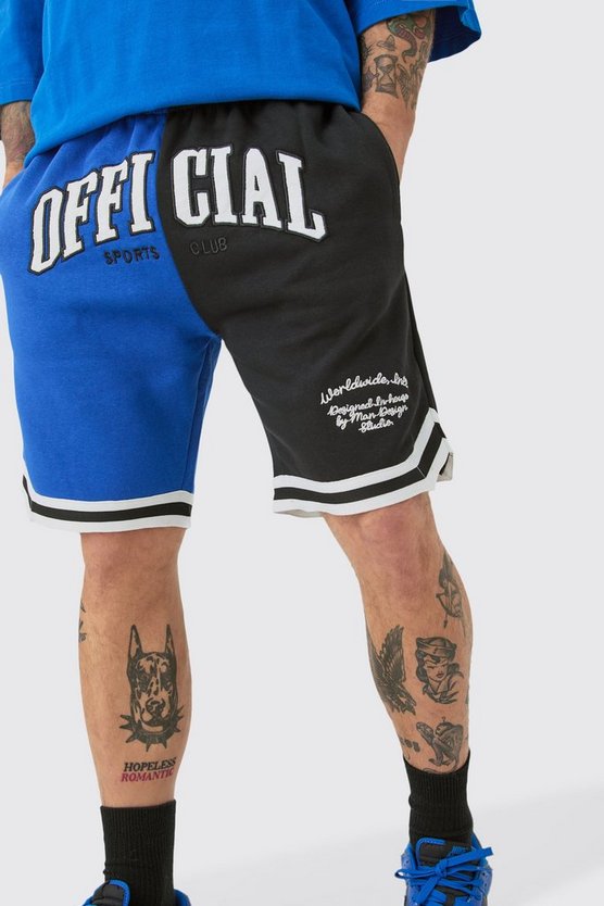 Gespleißte Official Basketball Jersey-Shorts