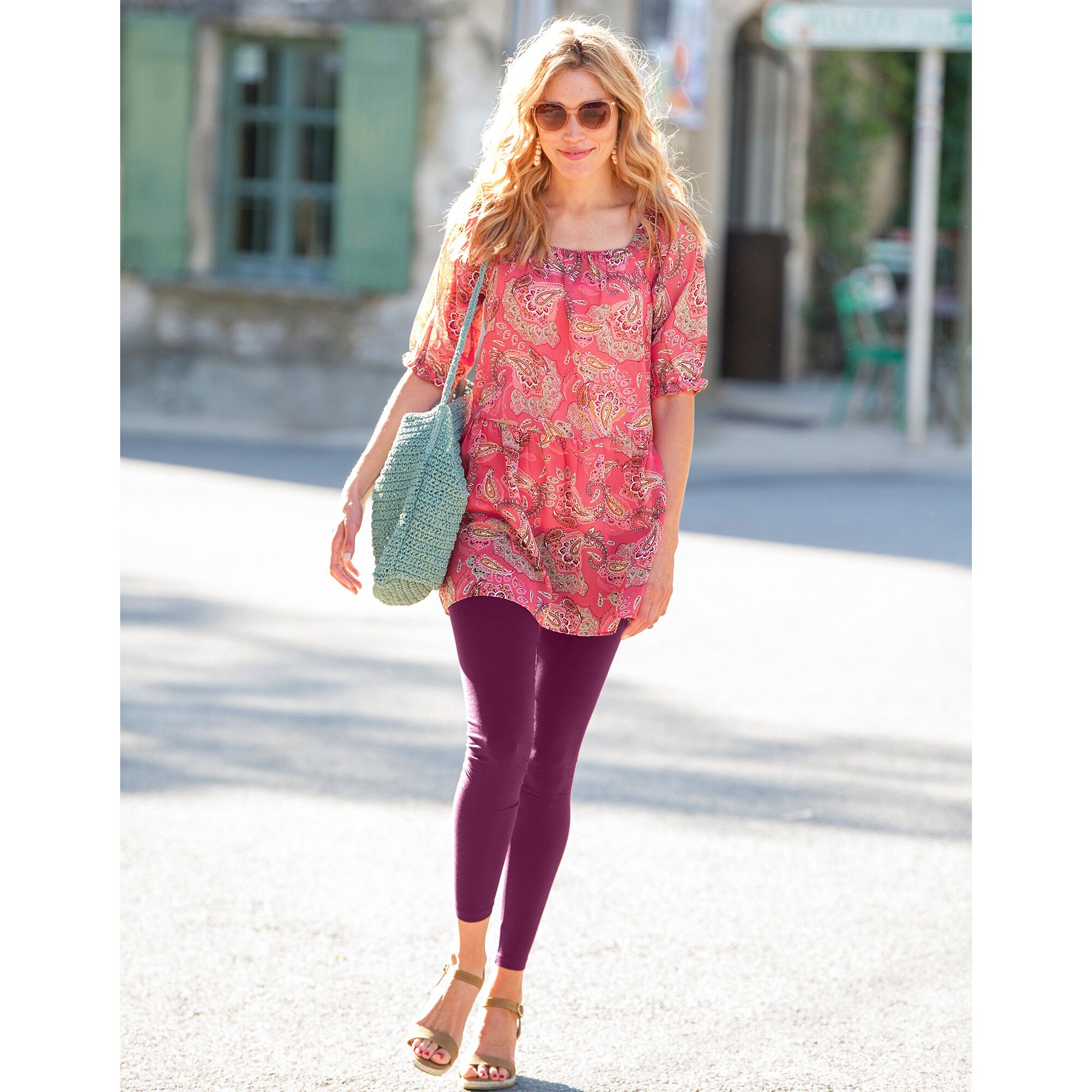 Legging taille élastiquée