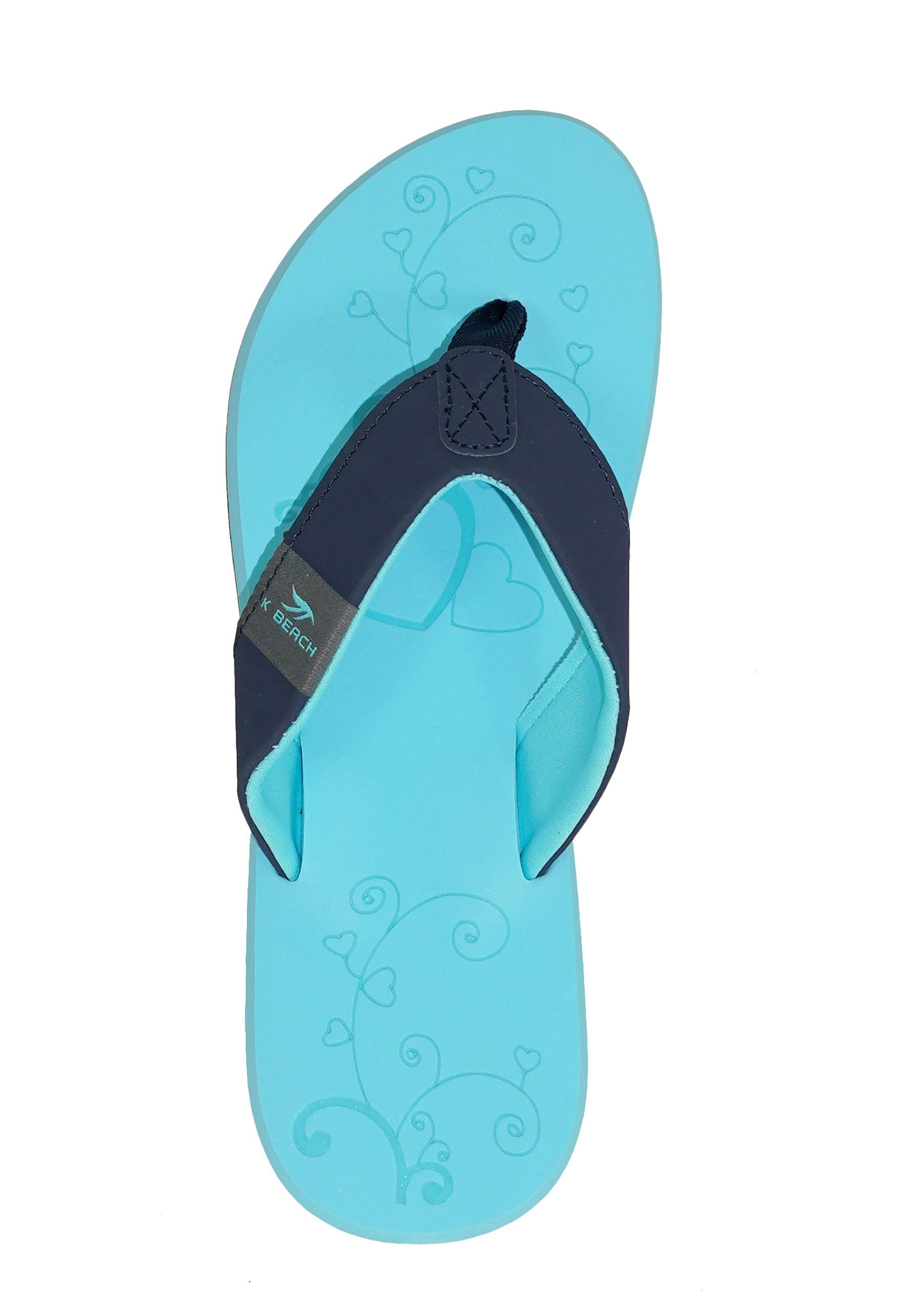 MADSea Beach Badepantolette weiche Zehenstegpantolette