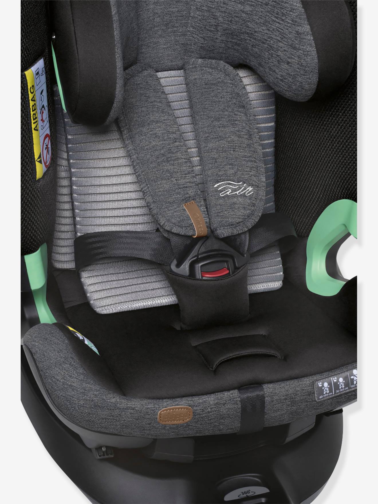 Chicco Kindersitz Bi-Seat i-Size Air CHICCO, 40-150 cm, 0+/1/2/3 - schwarz