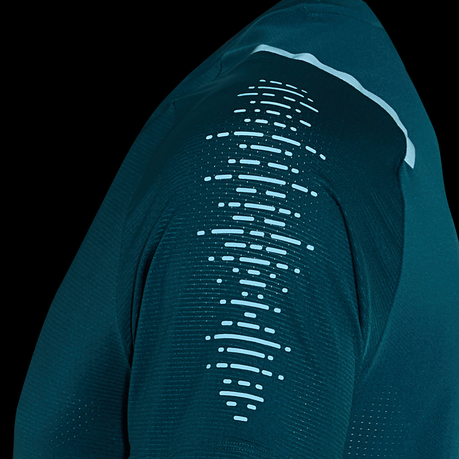 T-shirt à manches courtes MP Velocity pour hommes – Bleu sarcelle foncé