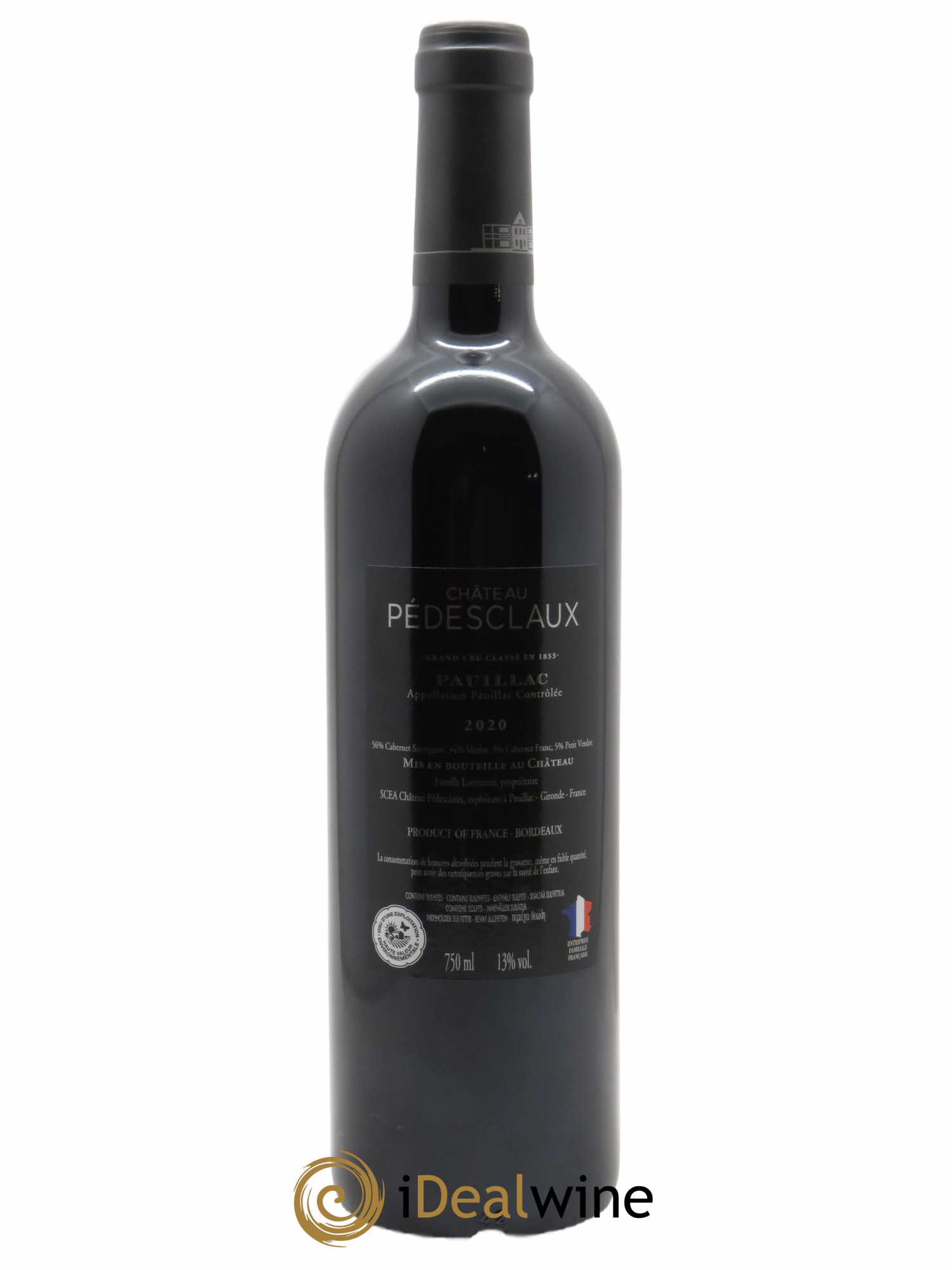 Château Pedesclaux 5ème Grand Cru Classé (CBO à partir de 6 BTS) 2020 - Lot de 1 Bouteille