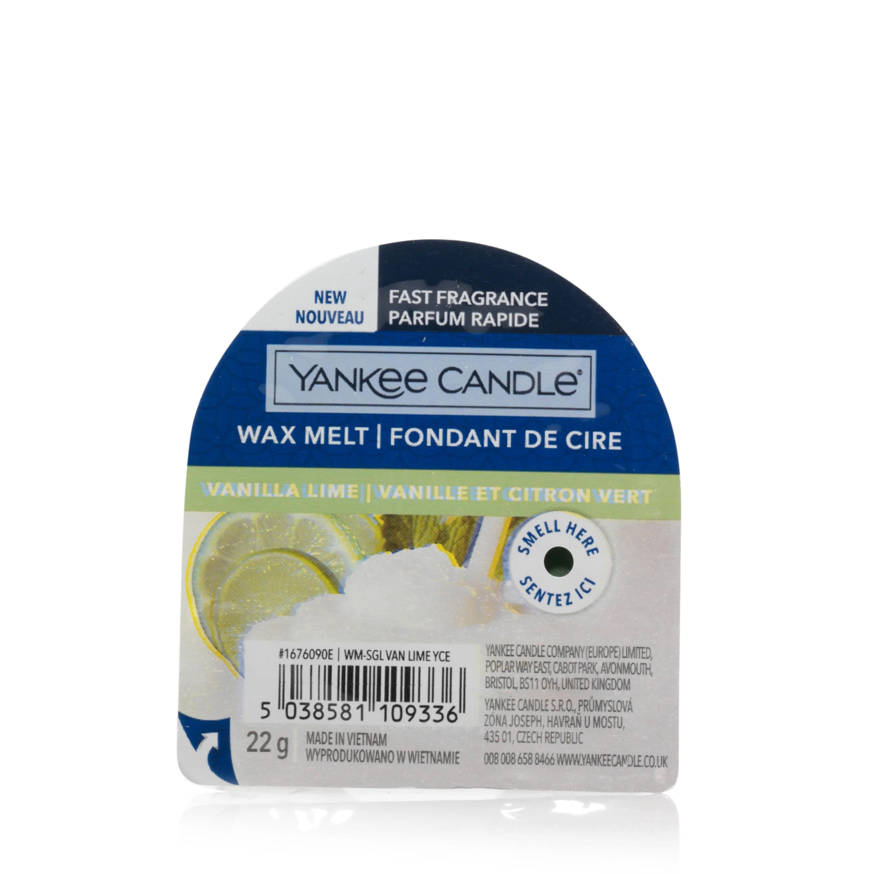 Duftkerze „Vanille-Limette“