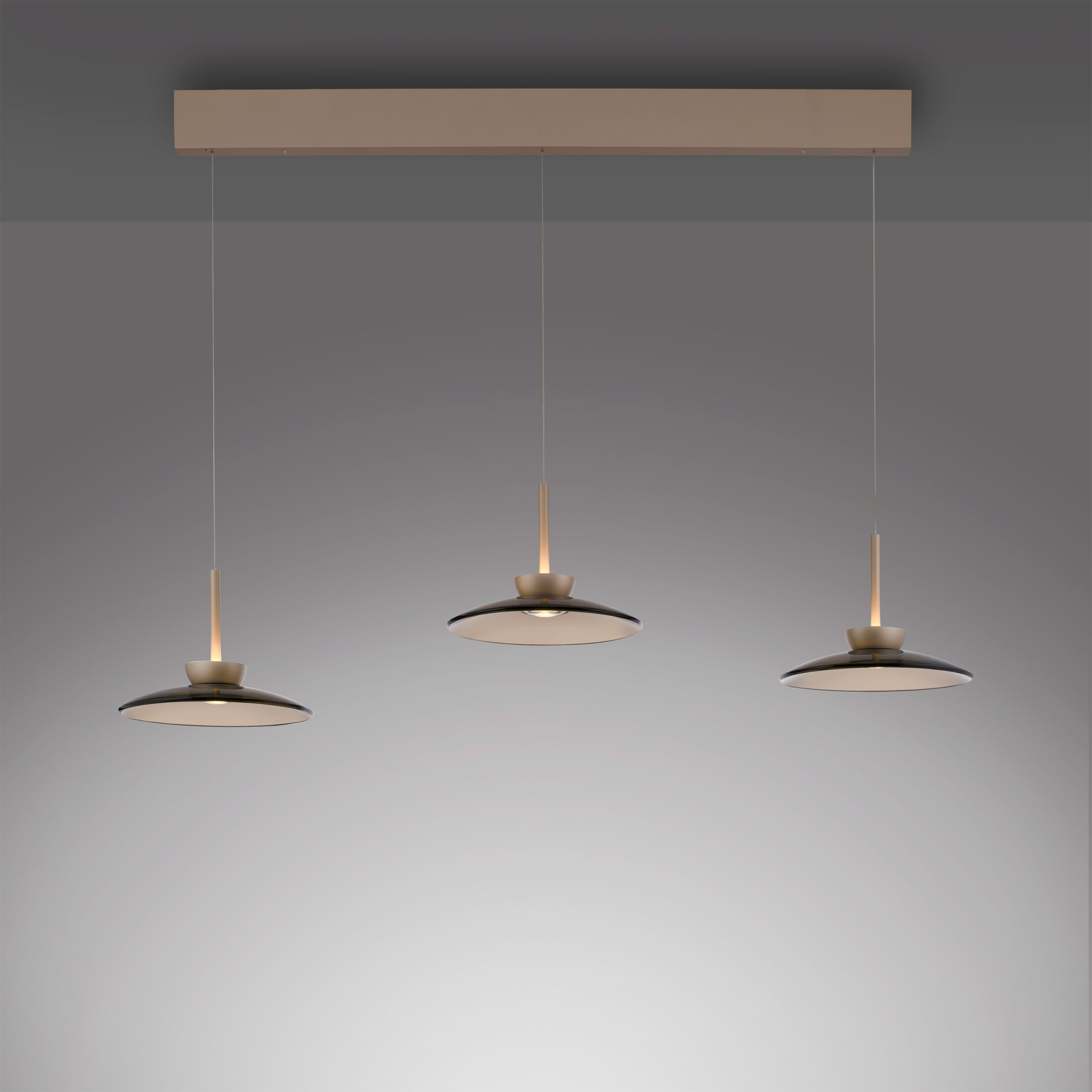 PURELED-Pendelleuchte 6flg