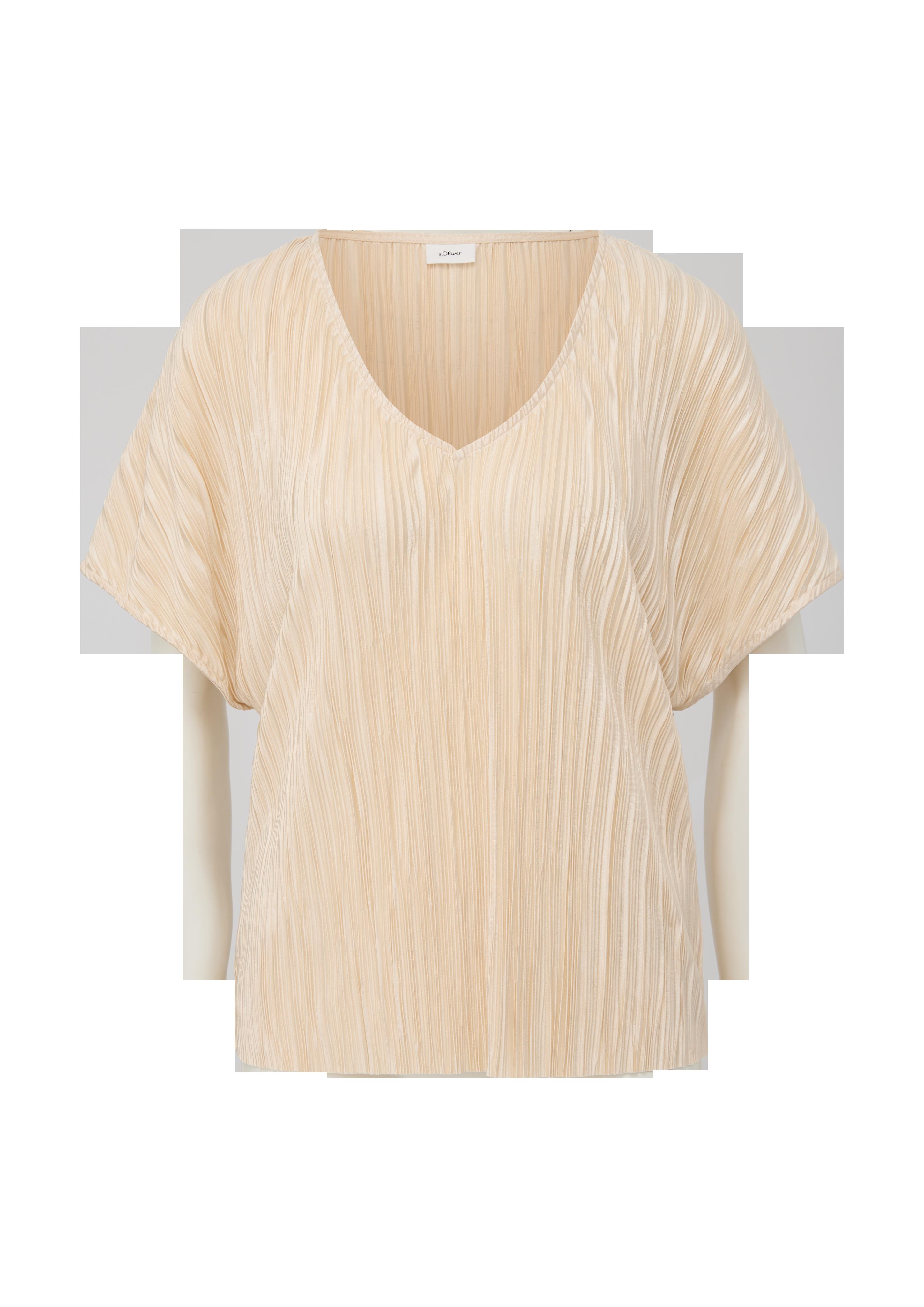 T-Shirt aus Crinkle-Plissee  2131649-1027