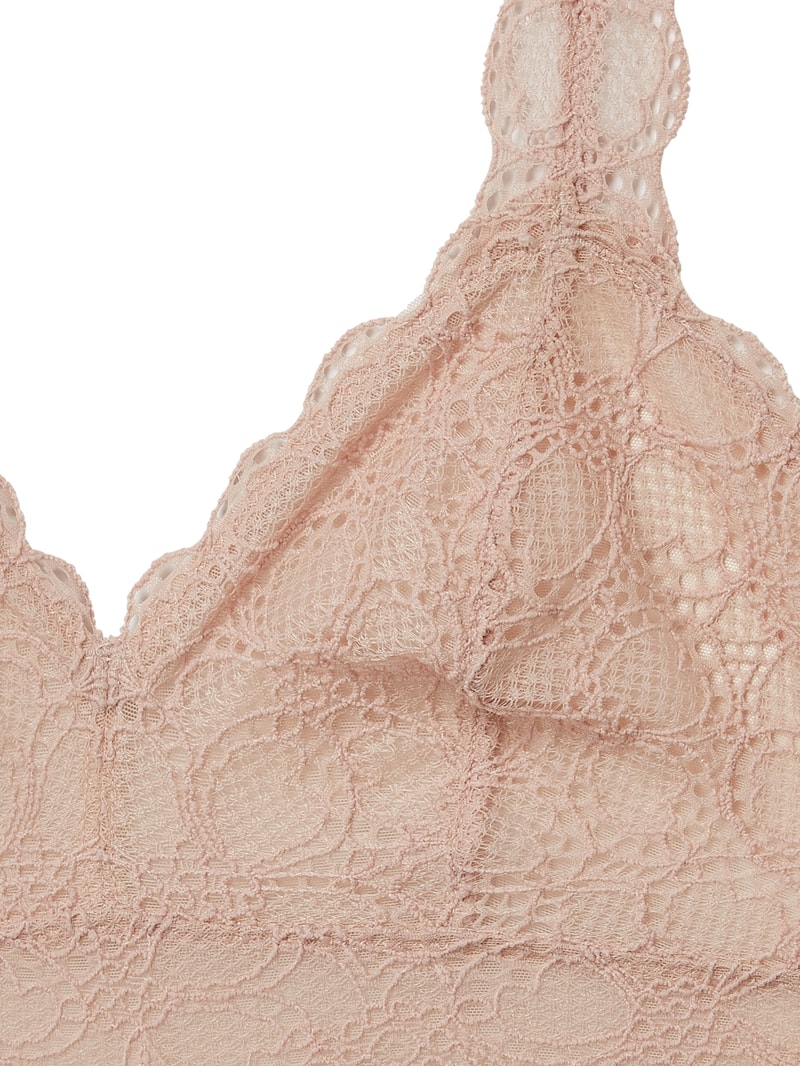 Bralette aus Spitze in beige