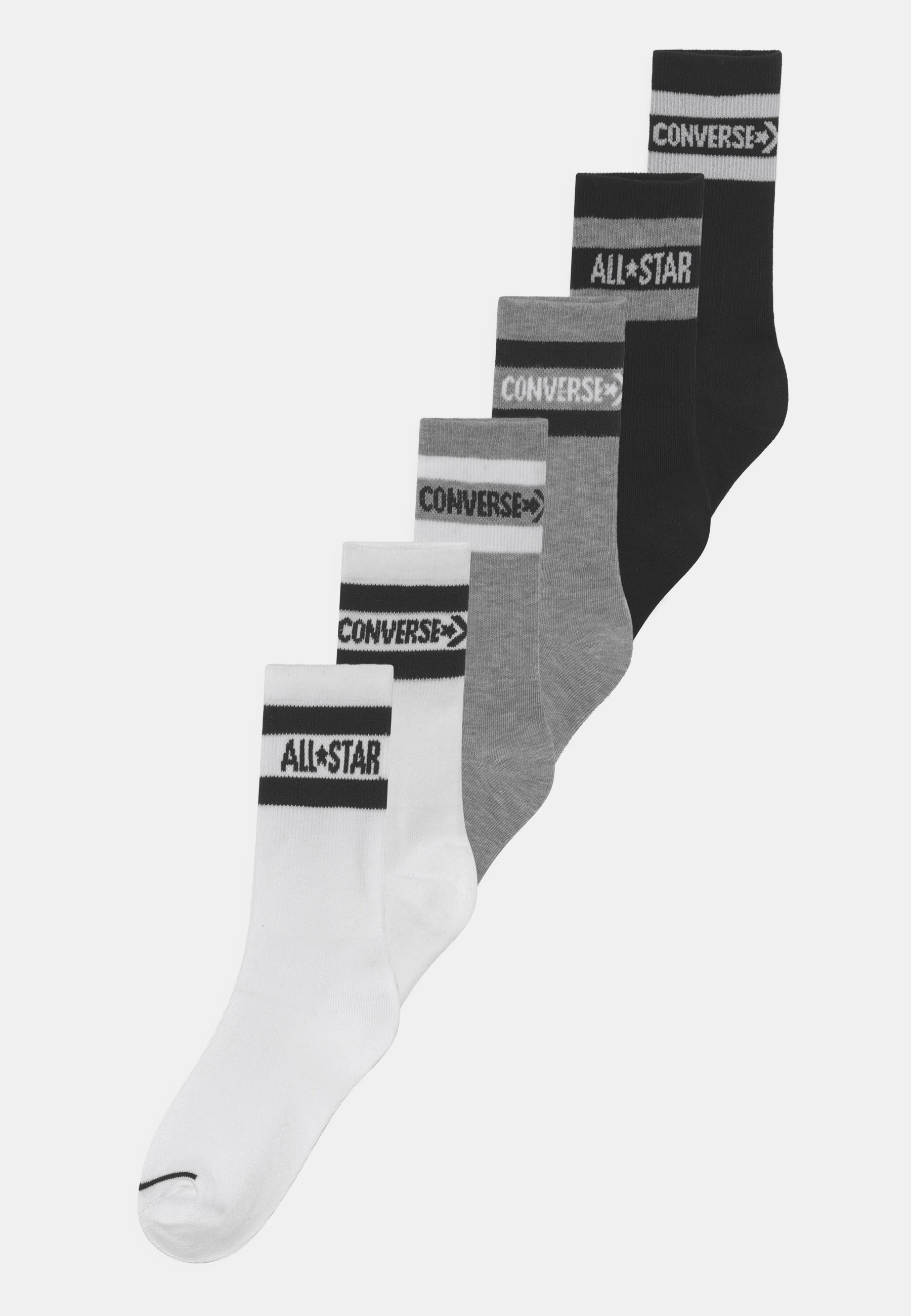 Converse WORDMARK CREW UNISEX PACK DE 6 - Calcetines
