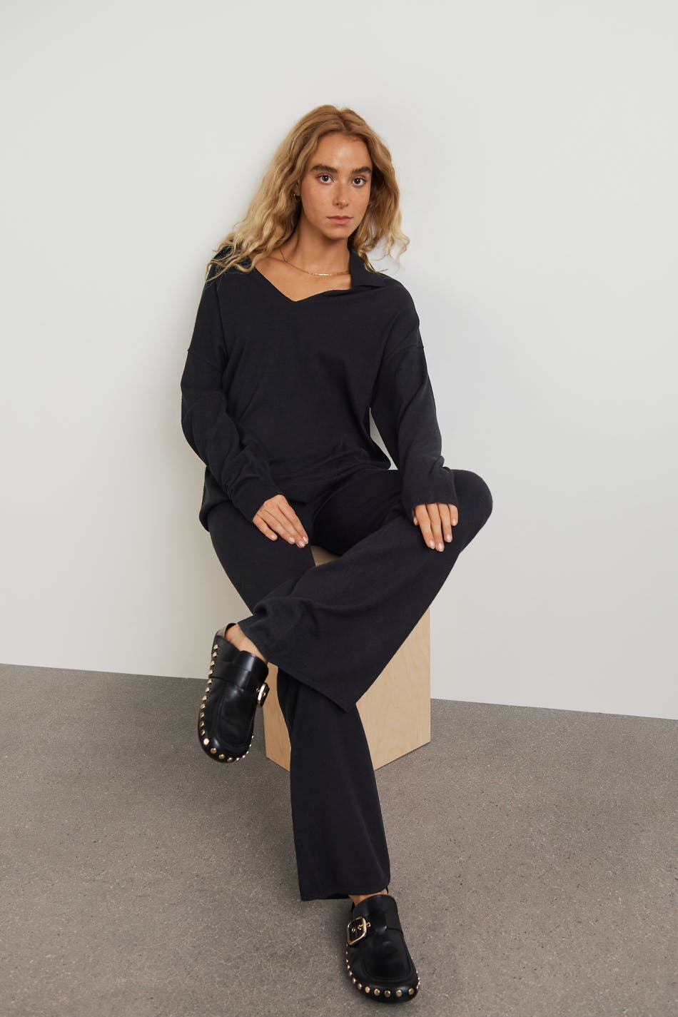 Alma knitted trousers