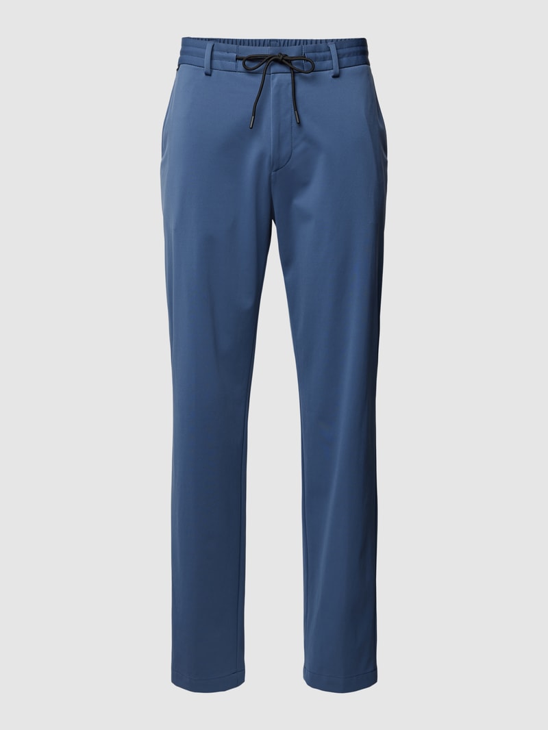 Stoffhose mit Eingrifftaschen Modell 'Genius' in rauchblau