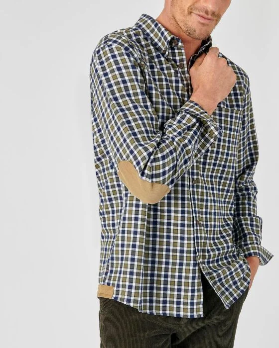 Chemise carreaux grattée pur coton doux