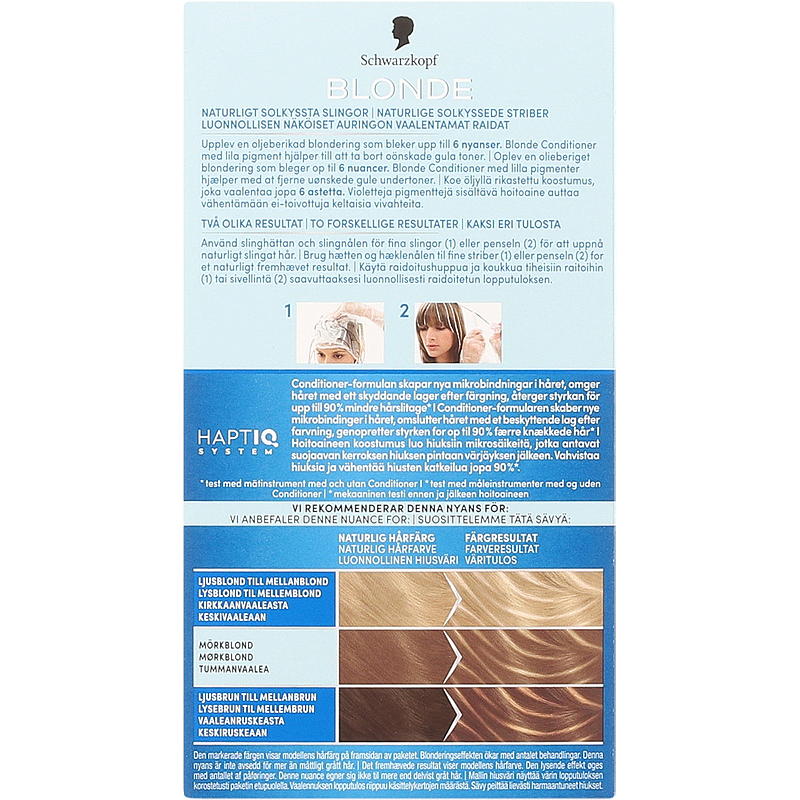 Schwarzkopf Hårfarge Blonde M1Super highlights Schwarzkopf