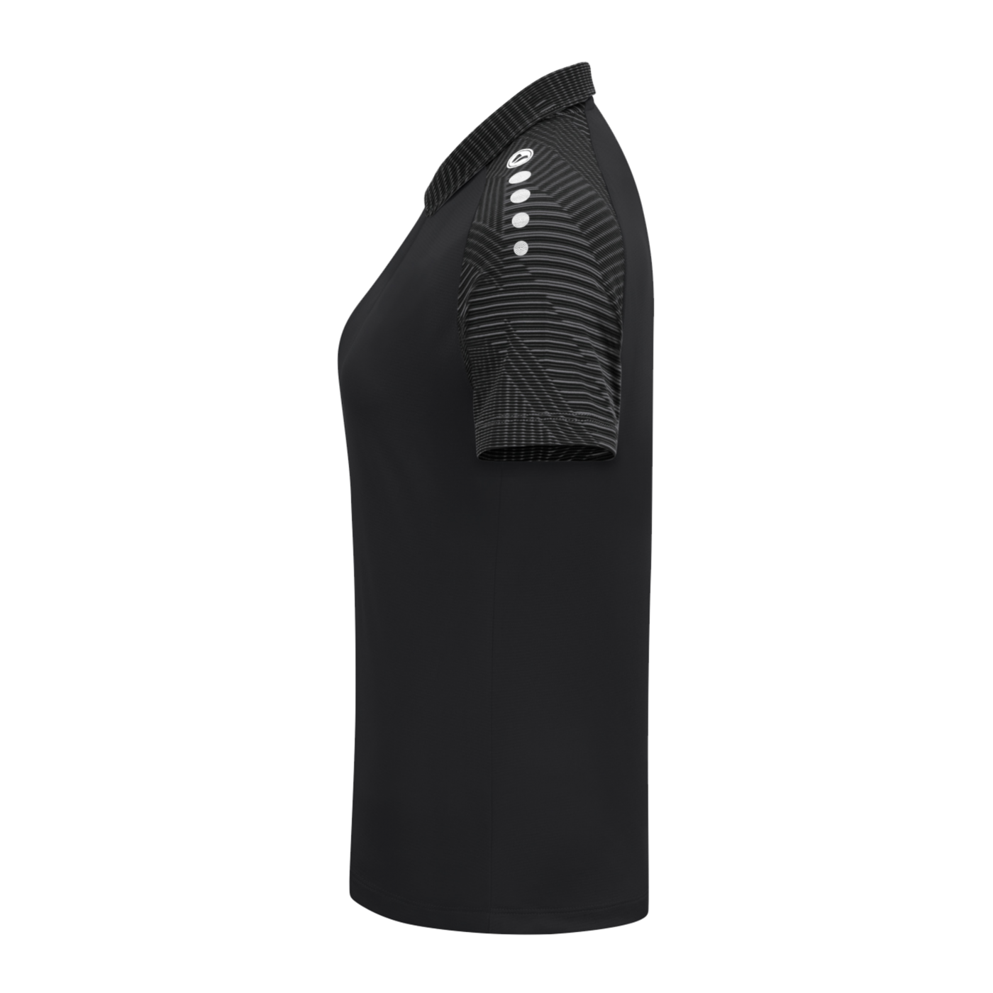 JAKO Performance Polo Damen Schwarz Grau F804