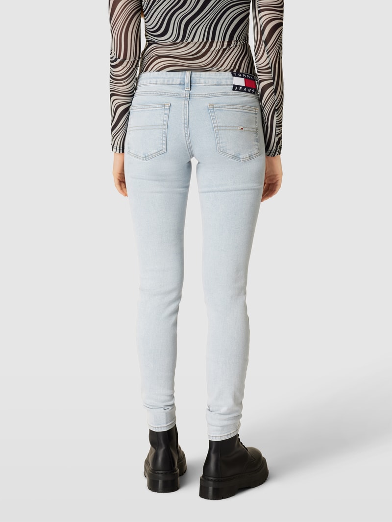 Skinny Fit Jeans mit Stretch-Anteil Modell 'SOPHIE' in hellblau