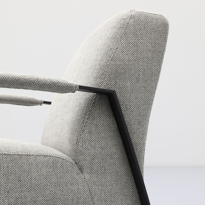 Trendhopper Sessel South Grau