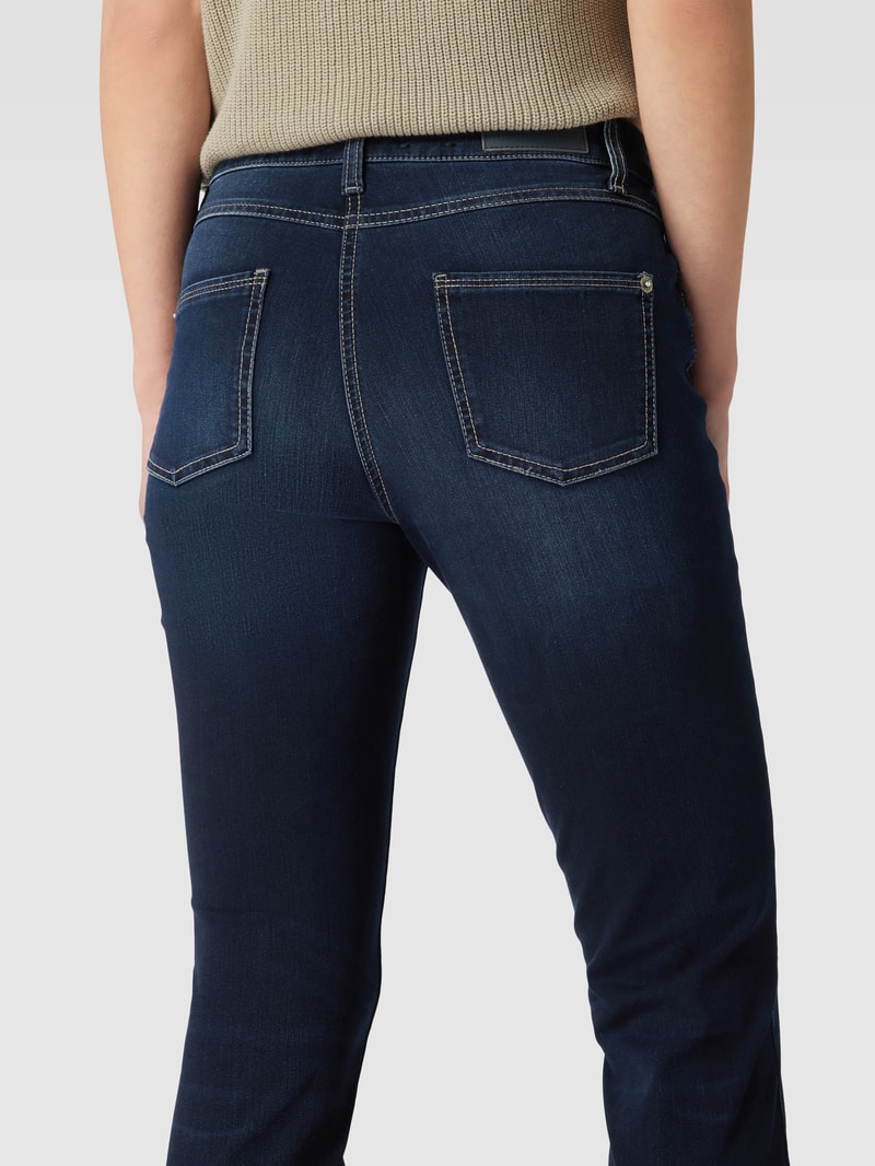 Comfort Fit Jeans mit 5-Pocket-Design Modell 'POSH' in blau