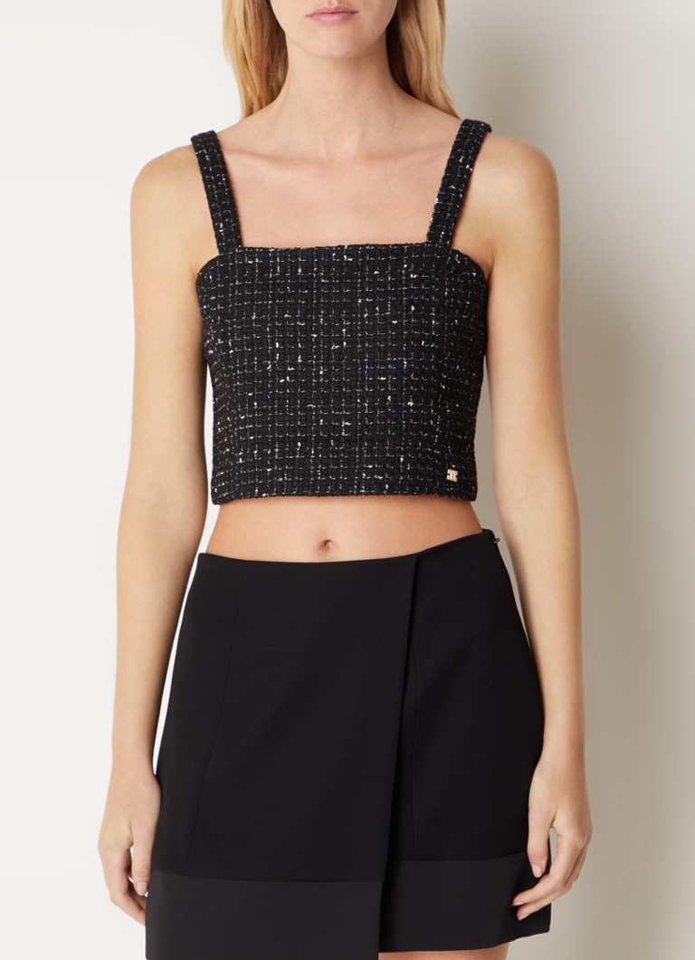 Top NIKKIE Zizzy Tweed cu lurex