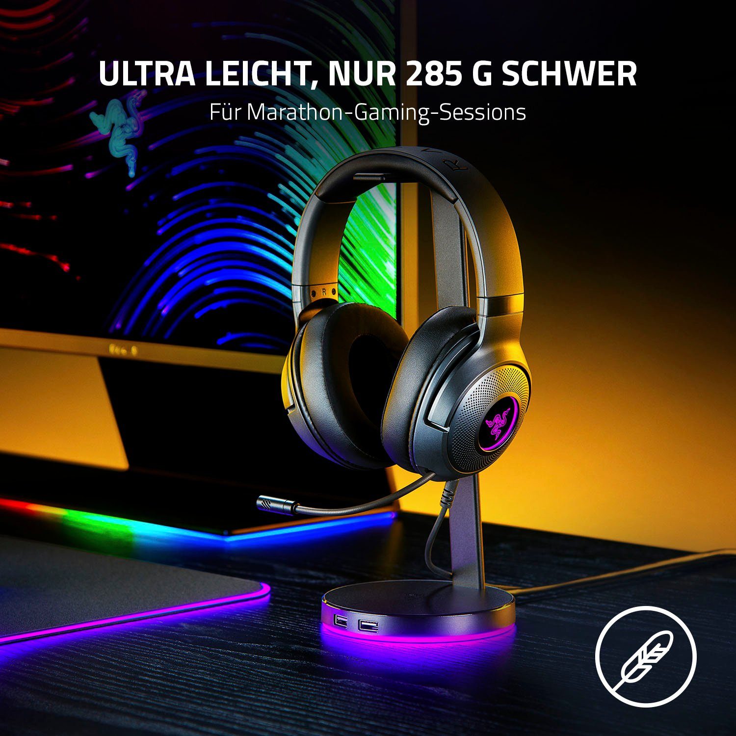 RAZER Kraken V3 X Gaming-Headset (Stummschaltung)